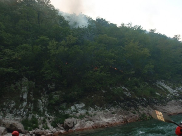 Incendiu in Parcul National Durmitor